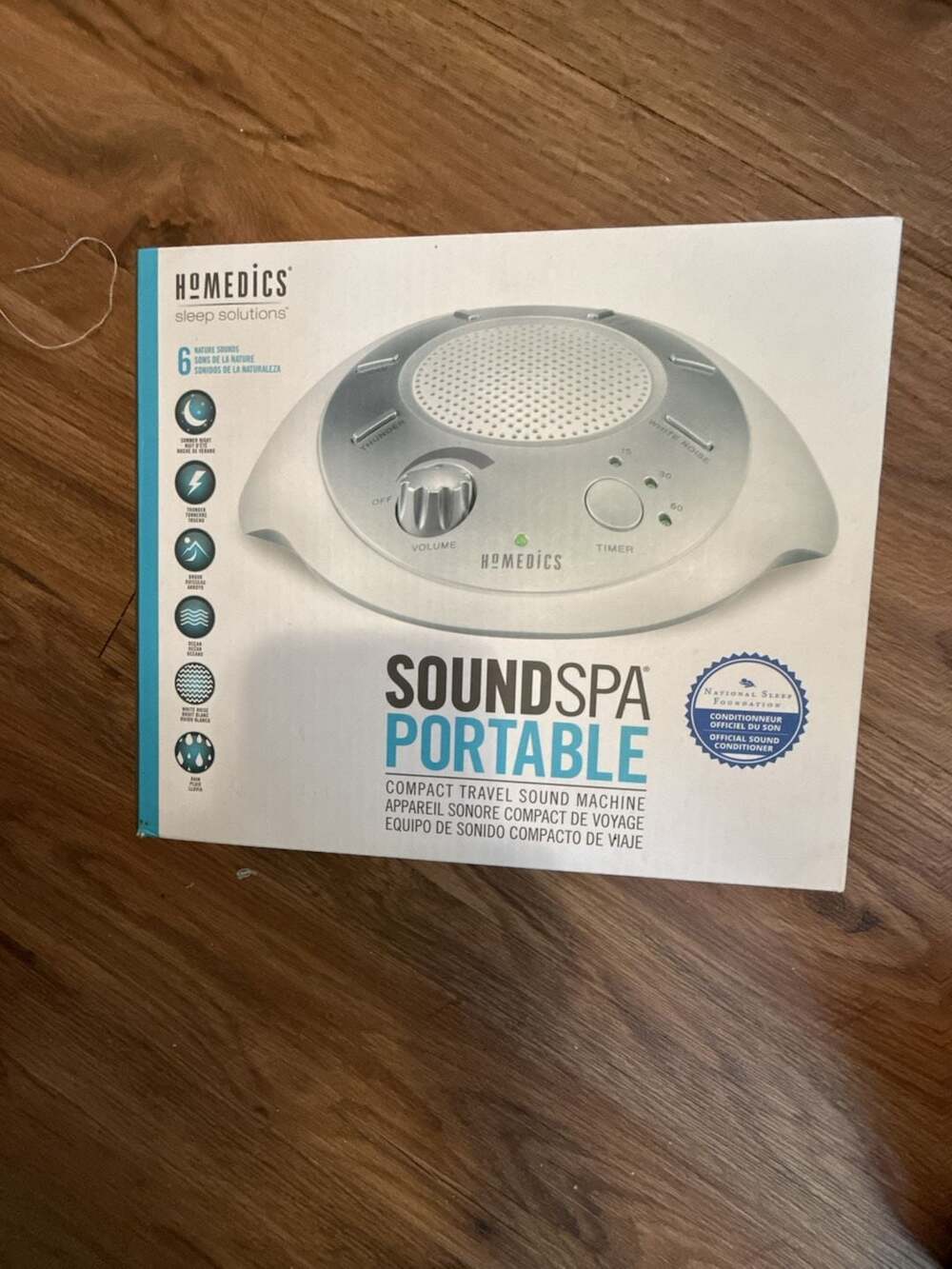 HoMedics SoundSpa Portable Compact Travel Sound Machine SS-2000